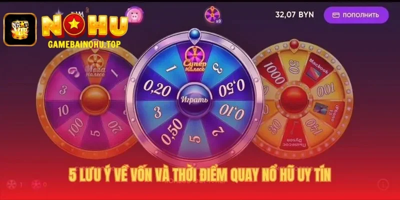 Chiến lược quay Nổ hũ uy tín với quản lý vốn thông minh